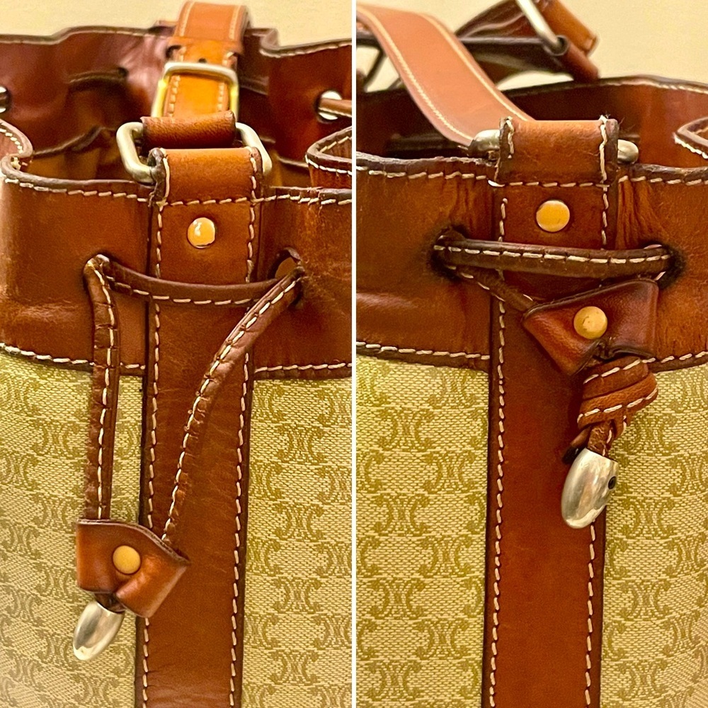 CELINE SAC SEAU Leather Bag - Picture 5 of 12